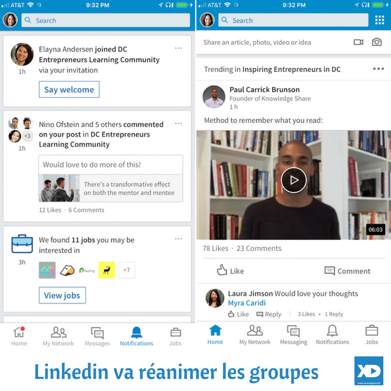 Voici comment Linkedin compte réanimer les groupes