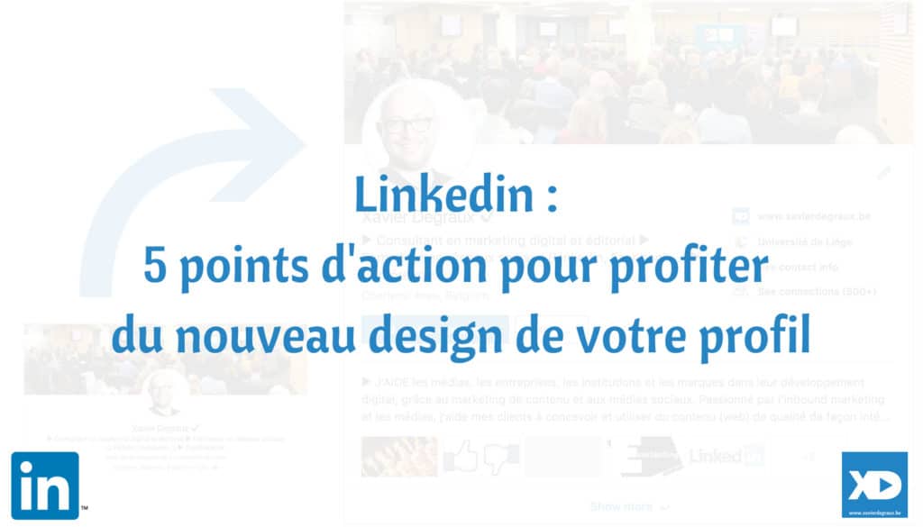 Nouveau profil Linkedin changements