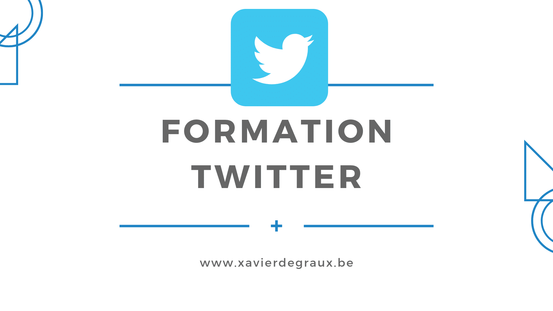 Formation Twitter Belgique Xavier Degraux