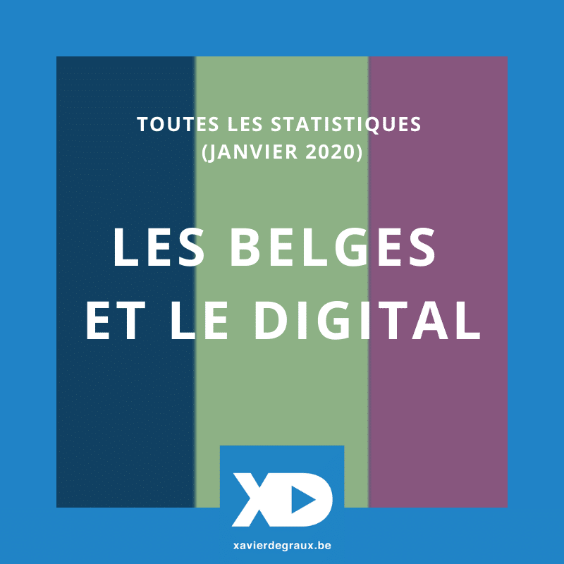 Les Belges et le digital : toutes les statistiques (janvier 2020)