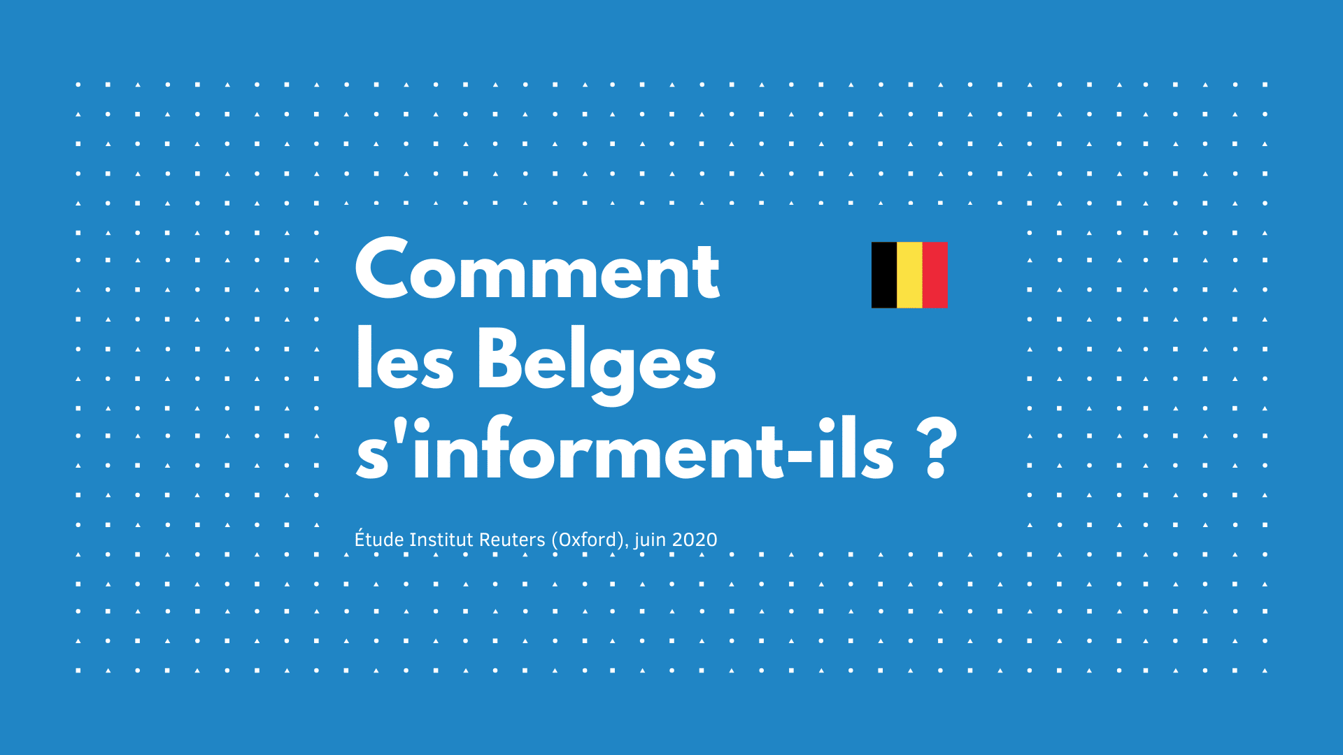 Les Belges s’informent davantage via les réseaux sociaux que via la presse écrite (étude juin 2020)