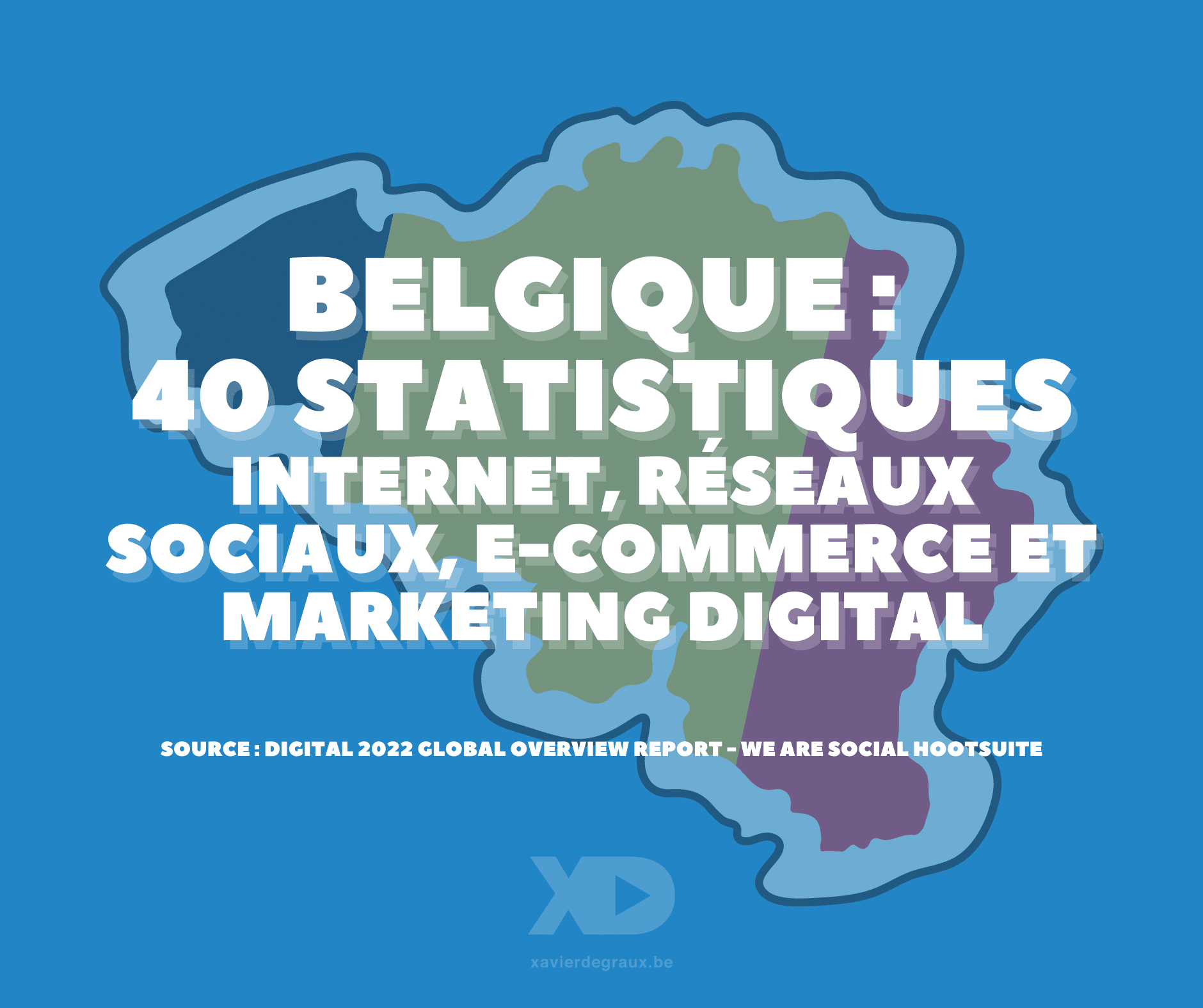 Belgique : 40 stats Internet, réseaux sociaux, e-commerce et marketing digital (étude 2022)