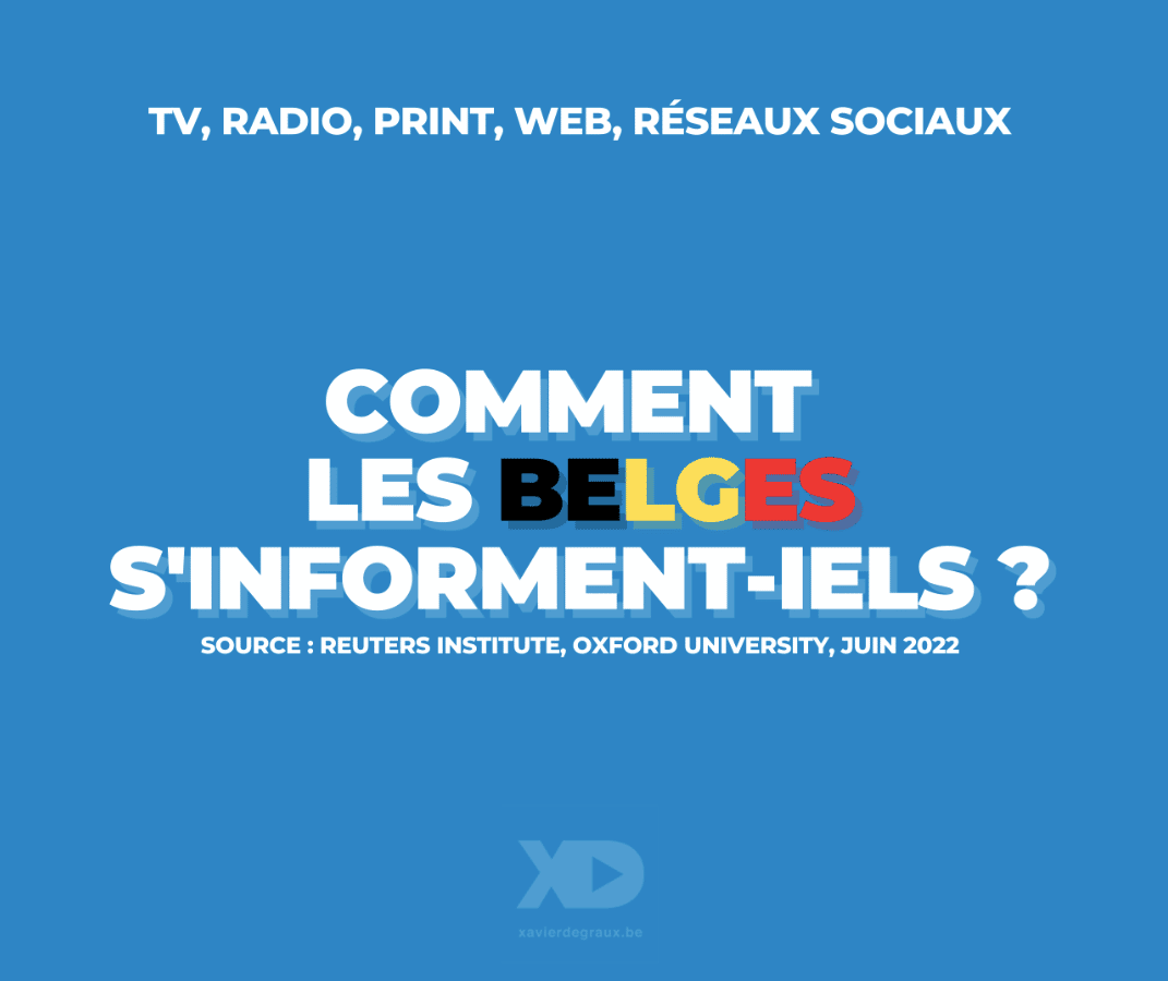 Comment les Belges s&rsquo;informent-iels ? (étude 2022)