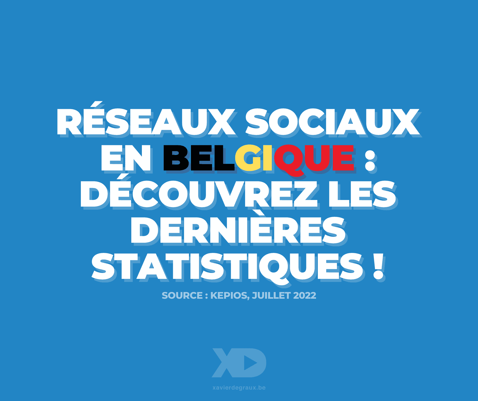 Réseaux sociaux en Belgique : les dernières statistiques (étude juillet 2022)