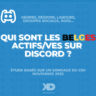 Qui sont les Belges actifs/ves sur Discord ? (étude)