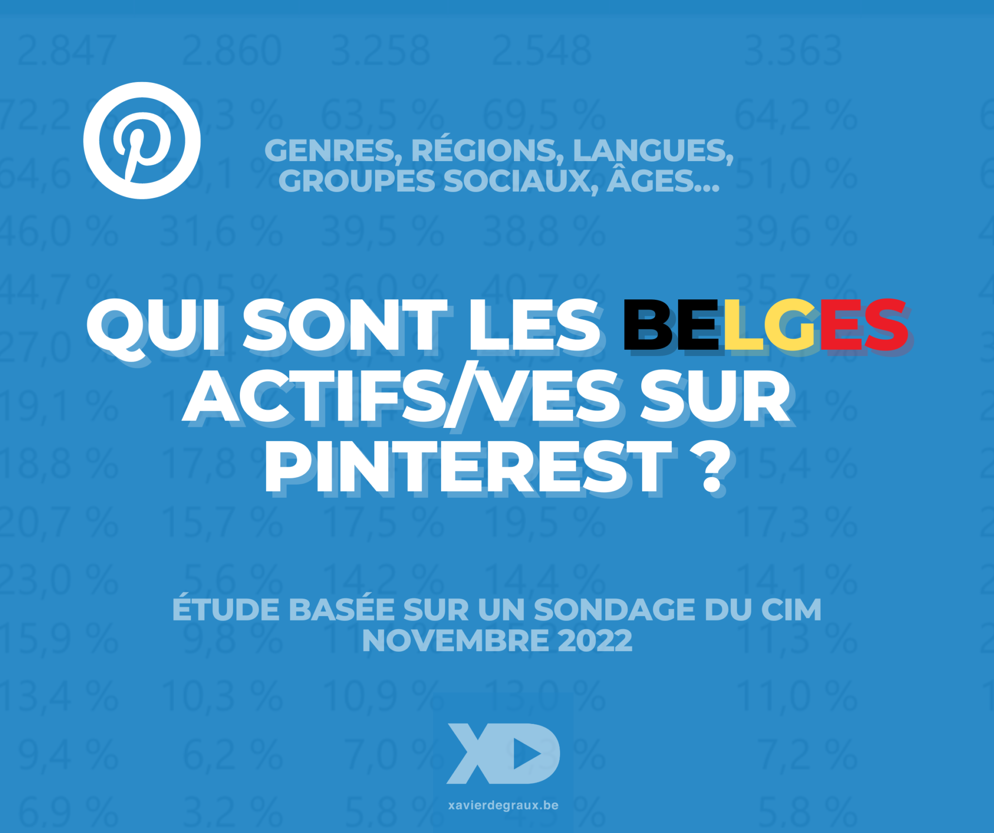 Qui sont les Belges actifs/ves sur Pinterest ? (étude)
