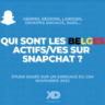 Qui sont les Belges actifs/ves sur Snapchat ? (étude)