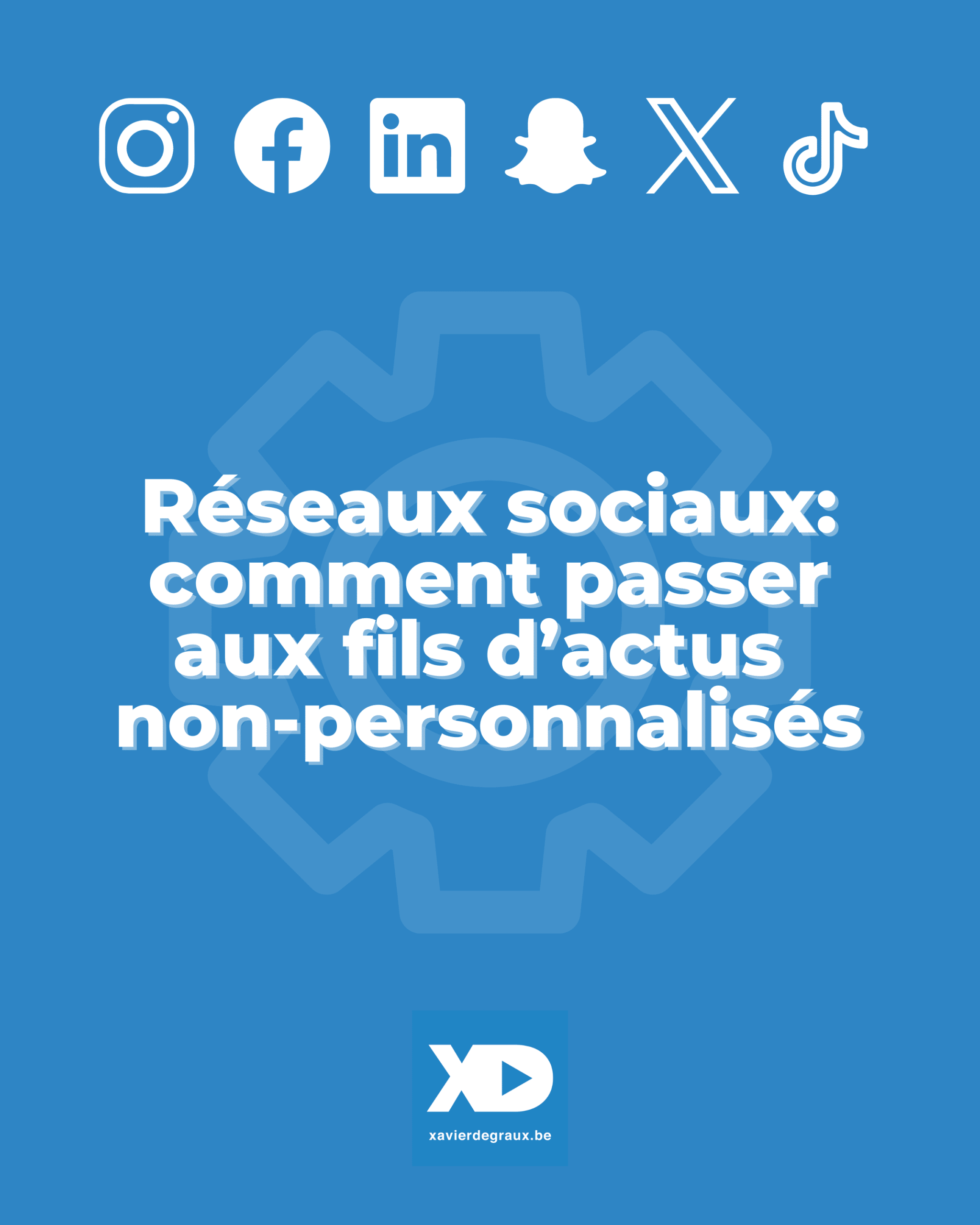 Réseaux sociaux: comment passer aux fils d’actus sans algorithmes