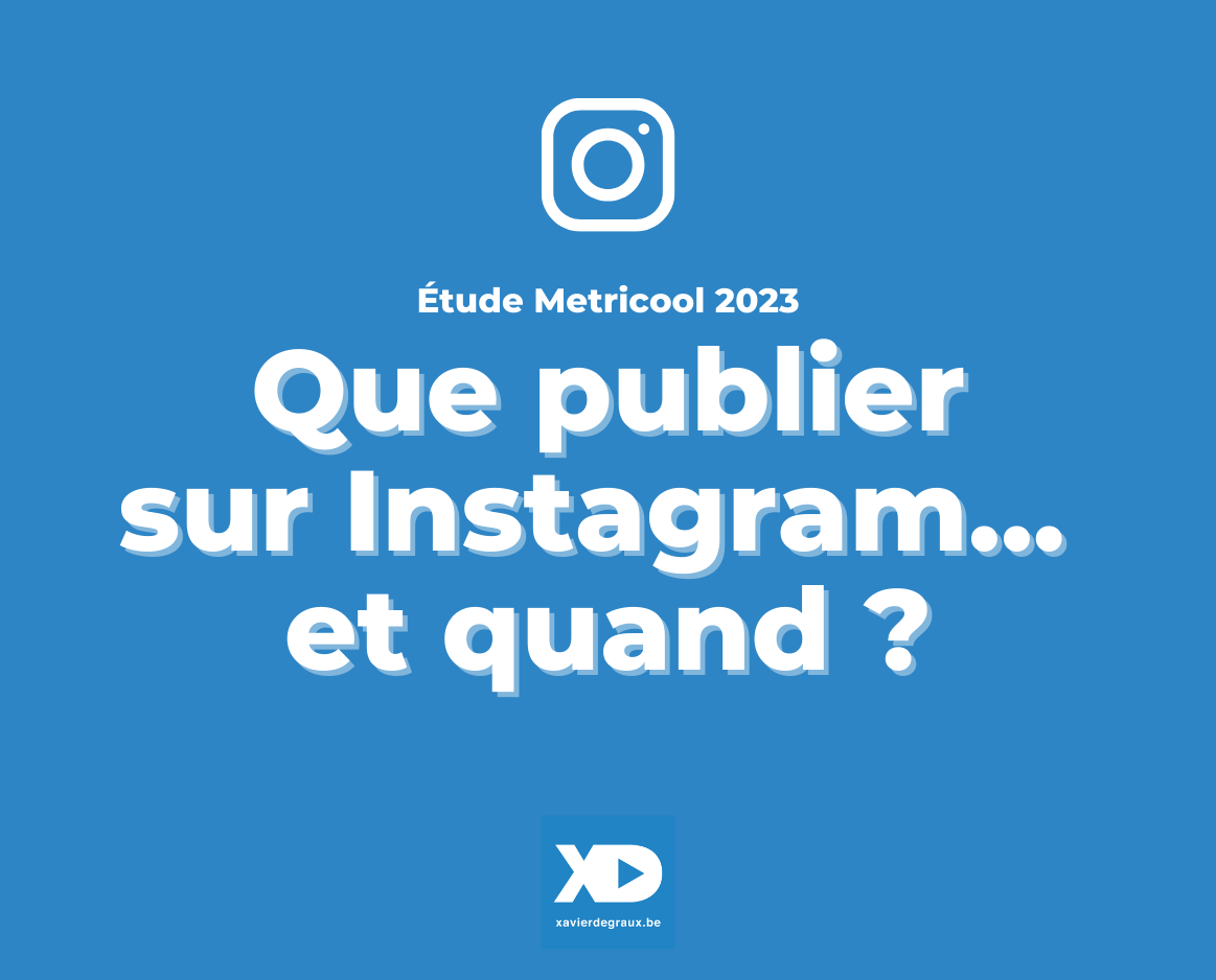 Que publier sur Instagram… et quand? (étude 2023)
