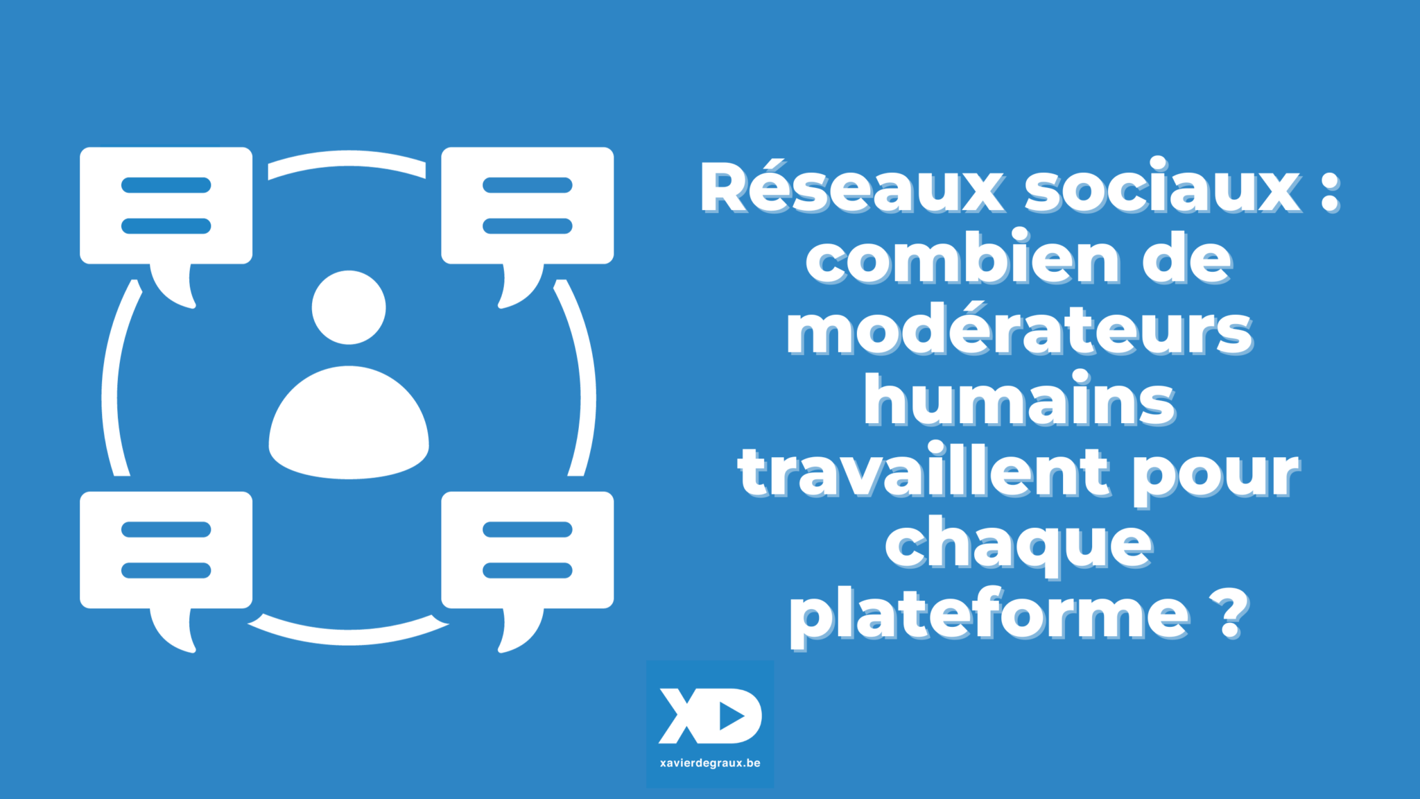 Réseaux sociaux : combien de modérateurs humains travaillent pour chaque plateforme ?