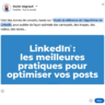 LinkedIn : découvrez les meilleures pratiques pour optimiser vos posts (étude 2024)