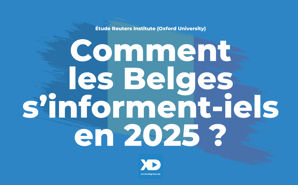 Comment les Belges s’informent-iels en 2025 ? (étude)
