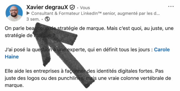 Posts anciens linkedin feed degraux 2025