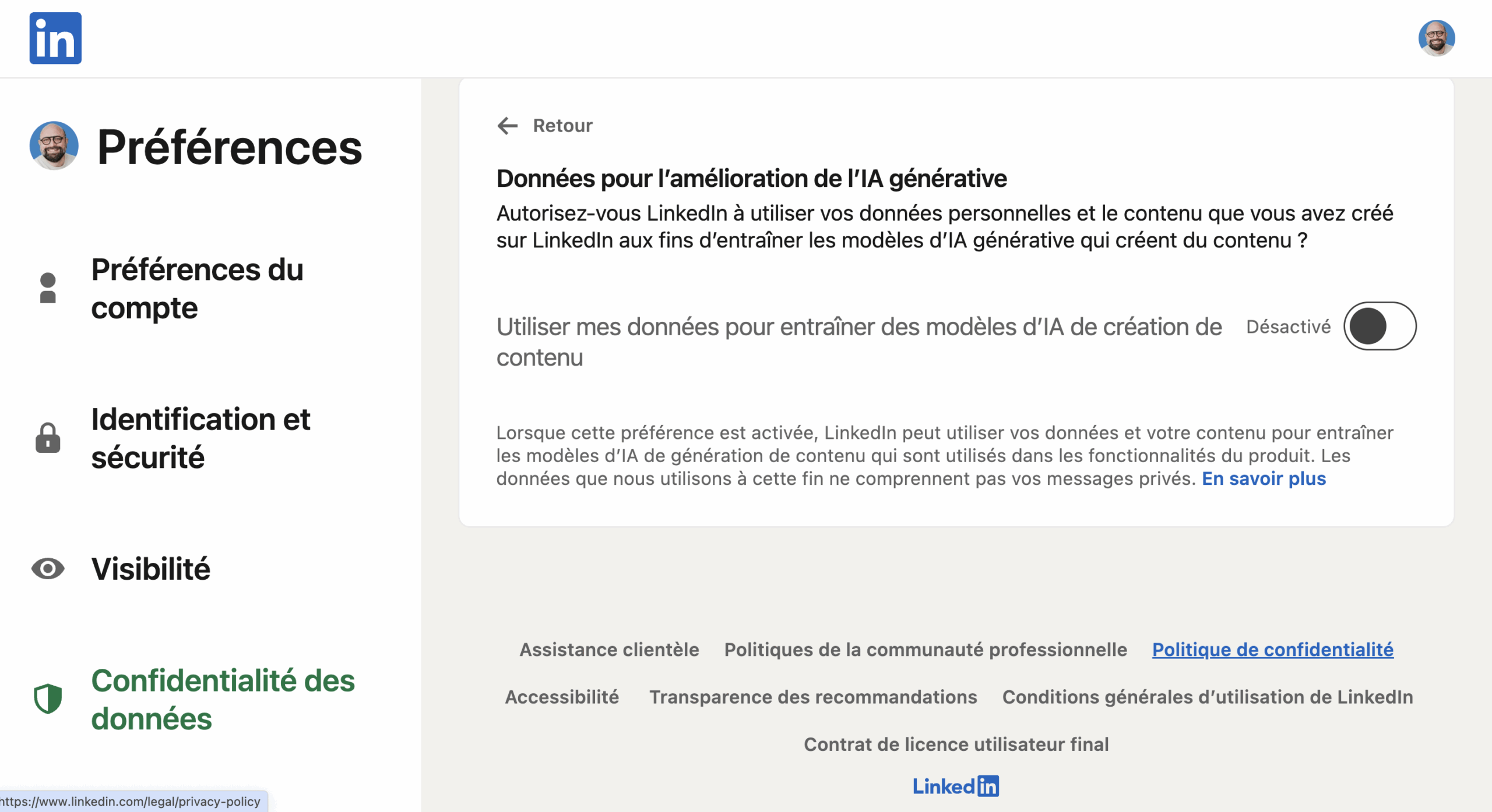 De quel droit LinkedIn va-t-il siphonner nos données pour entraîner ses IA ?