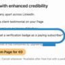 LinkedIn : la vérification des pages désormais payante