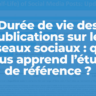 Durée de vie des publications sur les réseaux sociaux : que nous apprend l’étude de référence ?