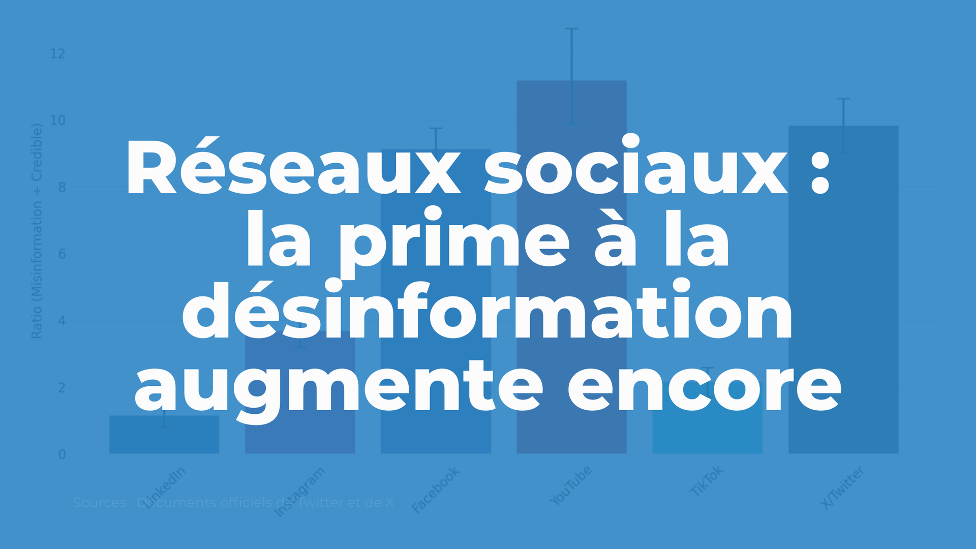 Réseaux sociaux : la prime à la désinformation augmente encore