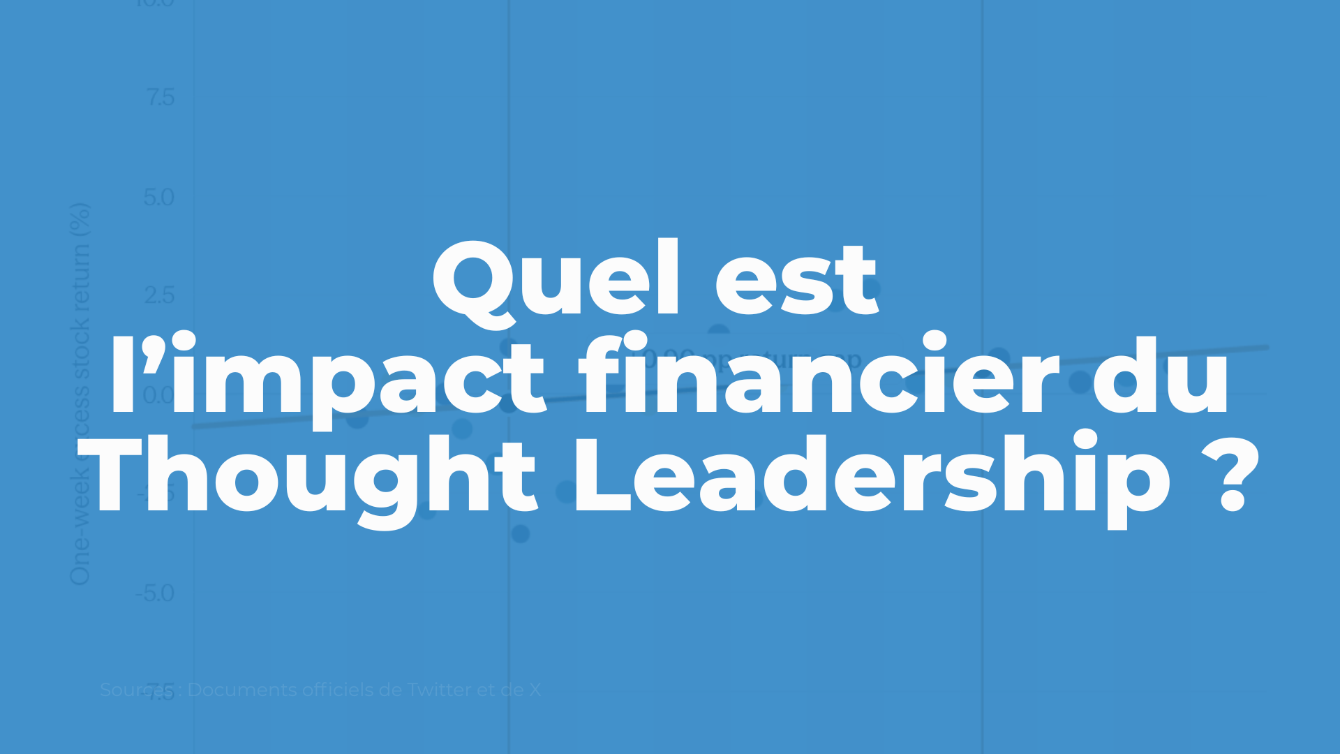 R.O.I. du Thought Leadership : Comment un texte de CEO peut créer 367 millions de dollars de valeur en une semaine