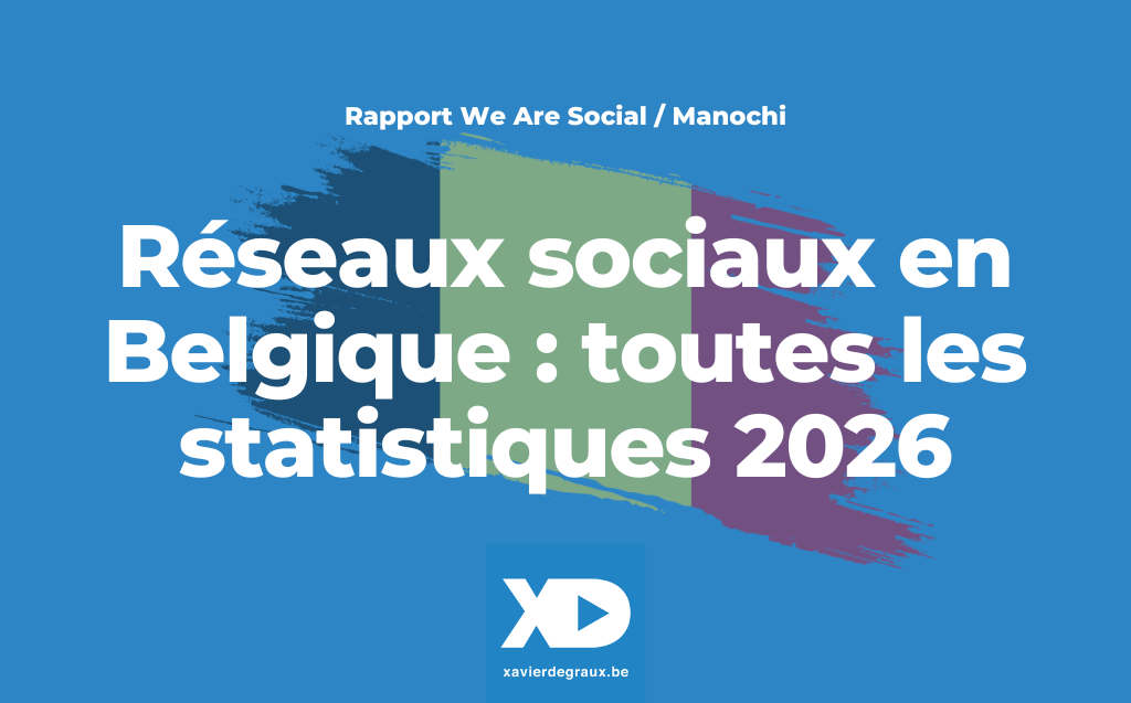 Réseaux sociaux en Belgique : toutes les statistiques 2026 (étude et analyse)