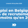 Emploi en Belgique : 35% de recrutements en moins qu'il y a 10 ans (LinkedIn Hiring Rate)