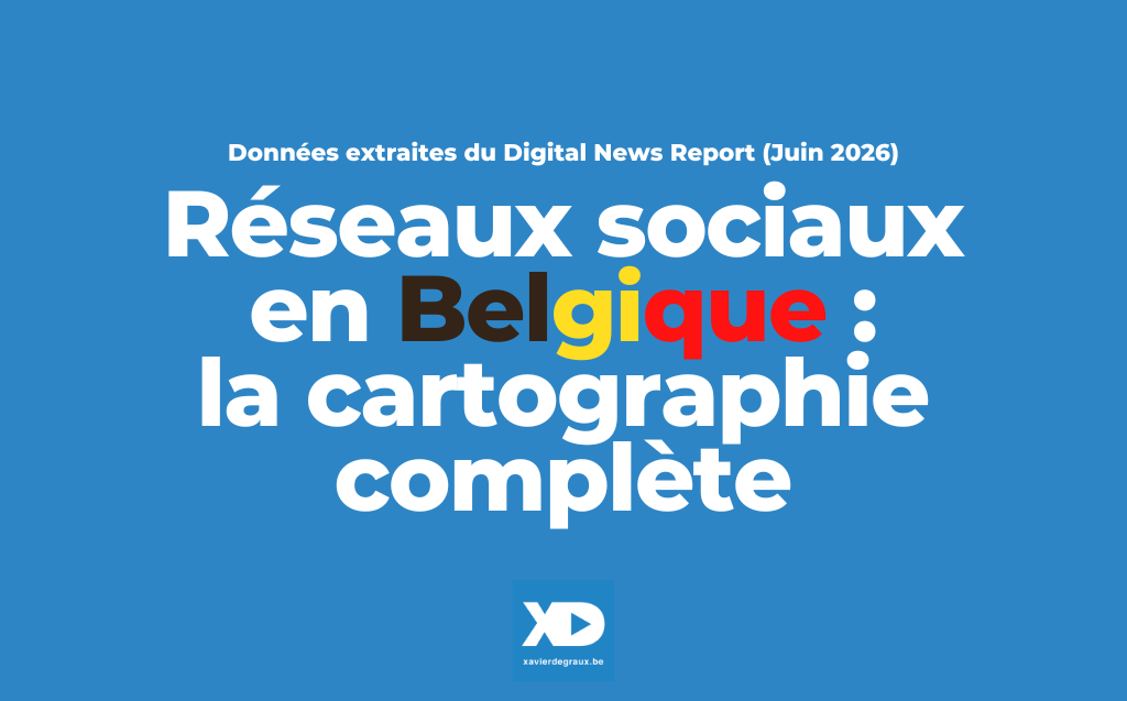 Réseaux sociaux en Belgique : la cartographie complète pour les pros du marketing et de la communication