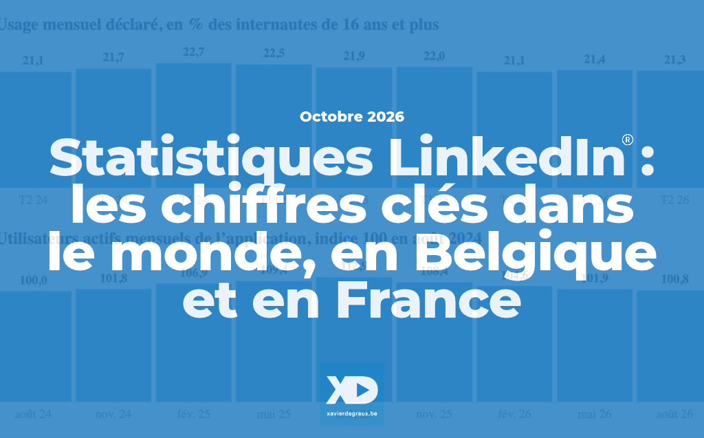 Statistiques LinkedIn 2026 : les chiffres clés dans le monde, en Belgique et en France
